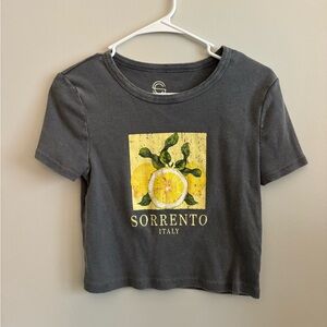 Social Culture Cropped Tee - Size L